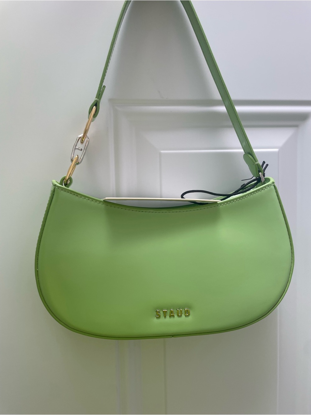 STAUD Brady Shoulder Bag in Moss
